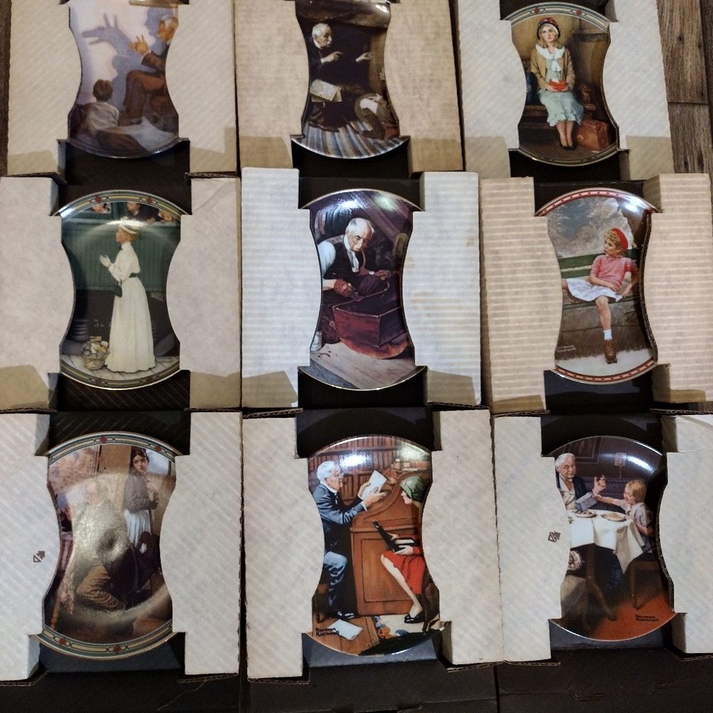Norman Rockwell collector plates